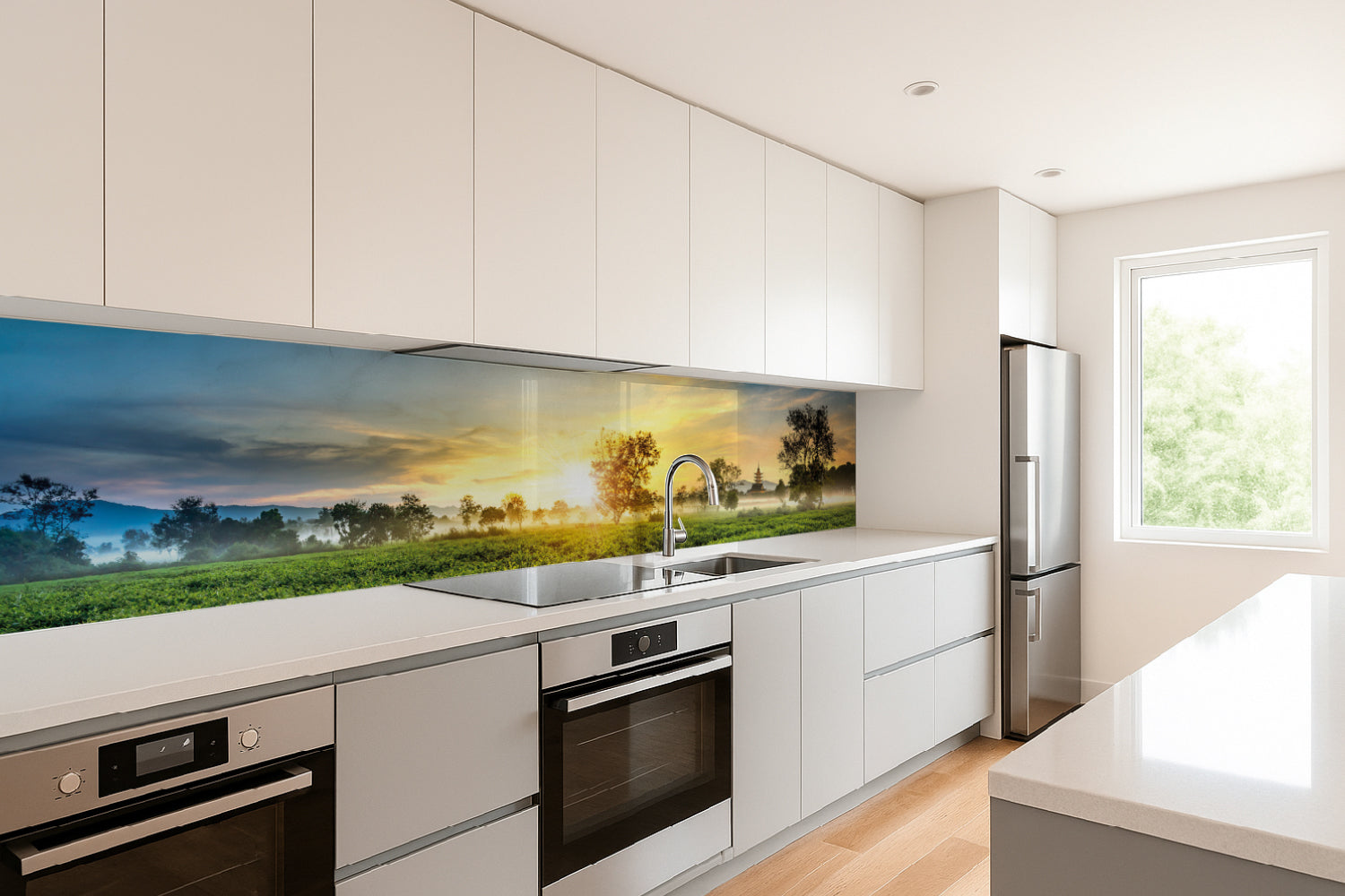 Küchenrückwand Sonnenaufgang