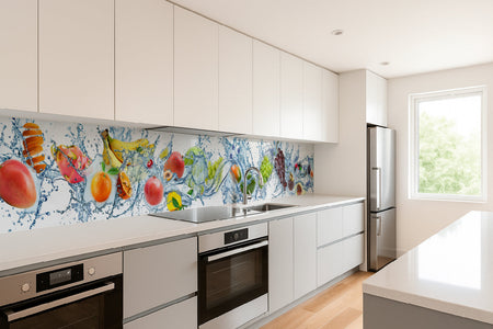 Küchenrückwand Obst im Wasser Splash