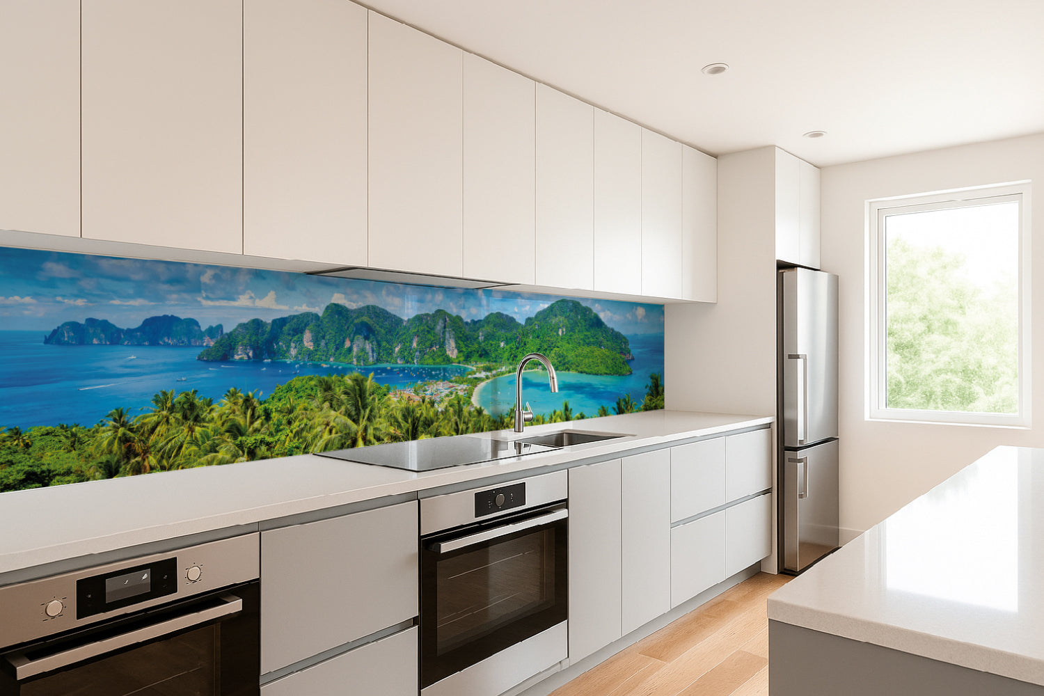 Küchenrückwand Tropische Insel Panorama