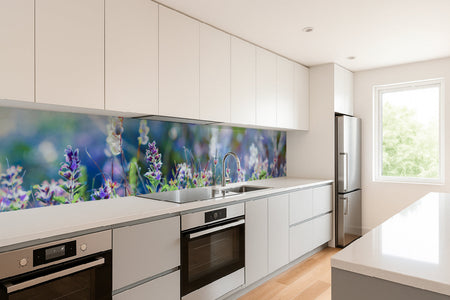 Küchenrückwand Zarte Frühlingsblumen