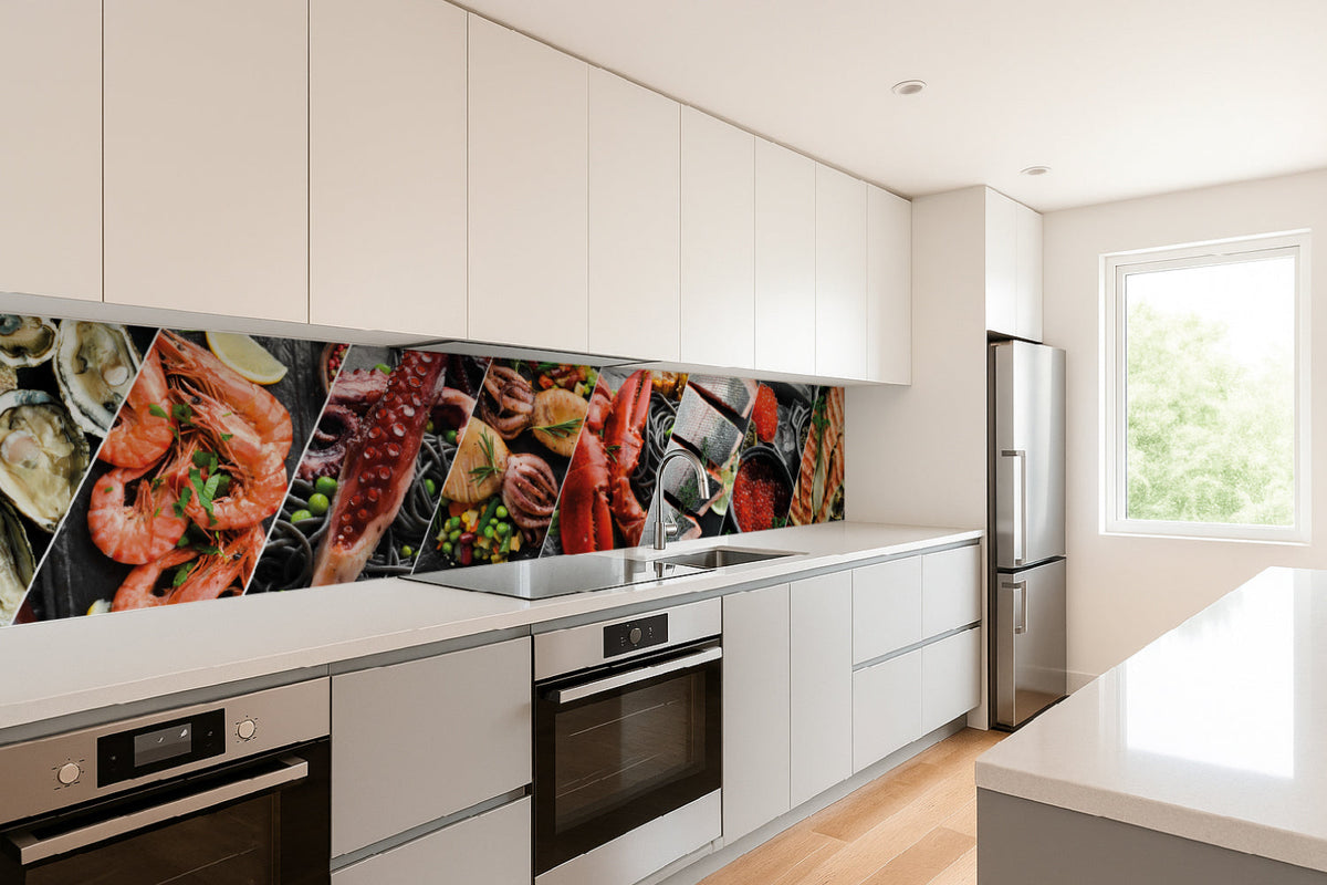 Küchenrückwand Meeresfrüchte & Fisch