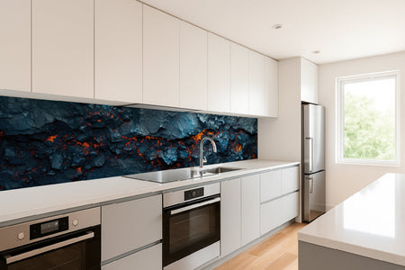 Küchenrückwand Glühende Erdspalte