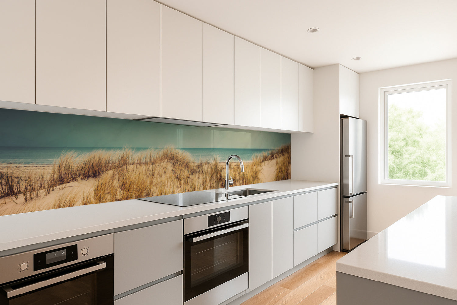 Küchenrückwand Strand und Dünen