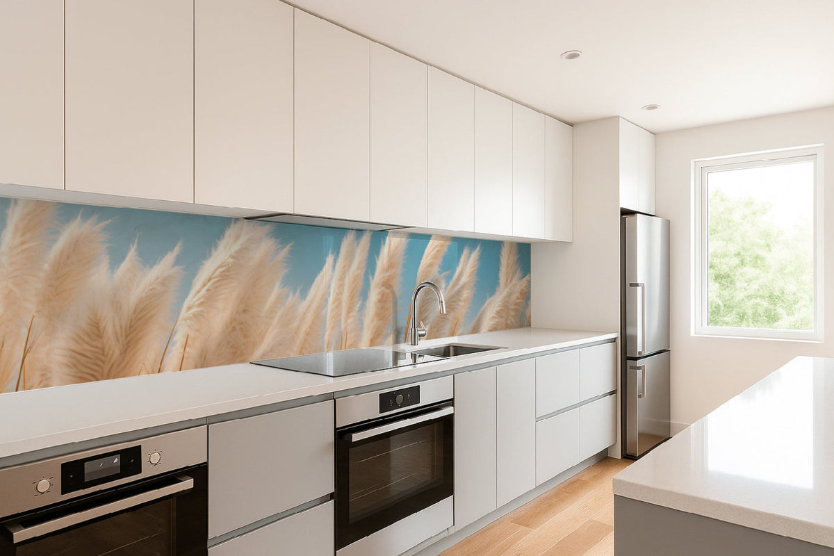 Küchenrückwand Boho Stil Naturmotiv