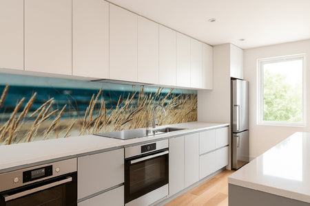 Küchenrückwand Dünengras am Meer