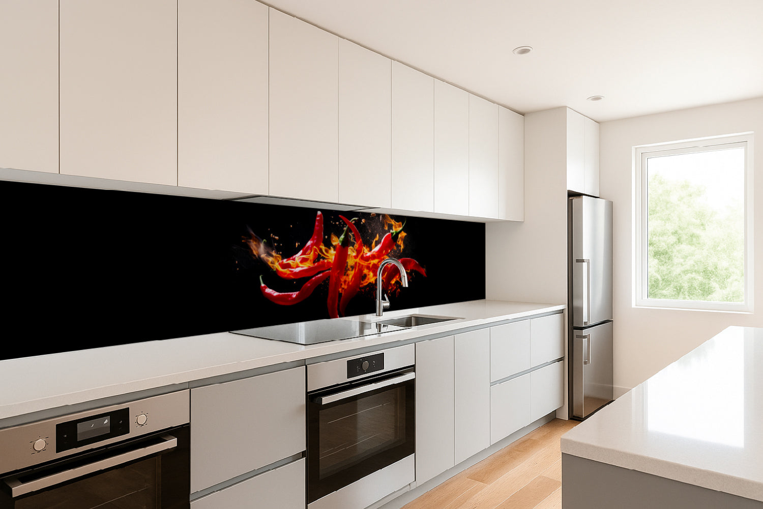 Küchenrückwand Feurige Chili