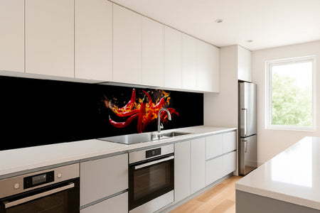 Küchenrückwand Feurige Chili