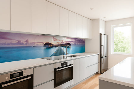 Küchenrückwand Tropisches Inselparadies