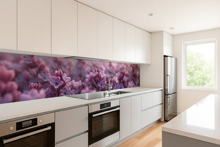 Küchenrückwand Fliederblüten Romantik