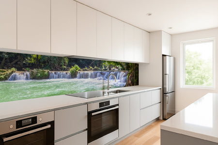 Küchenrückwand Wasserfall