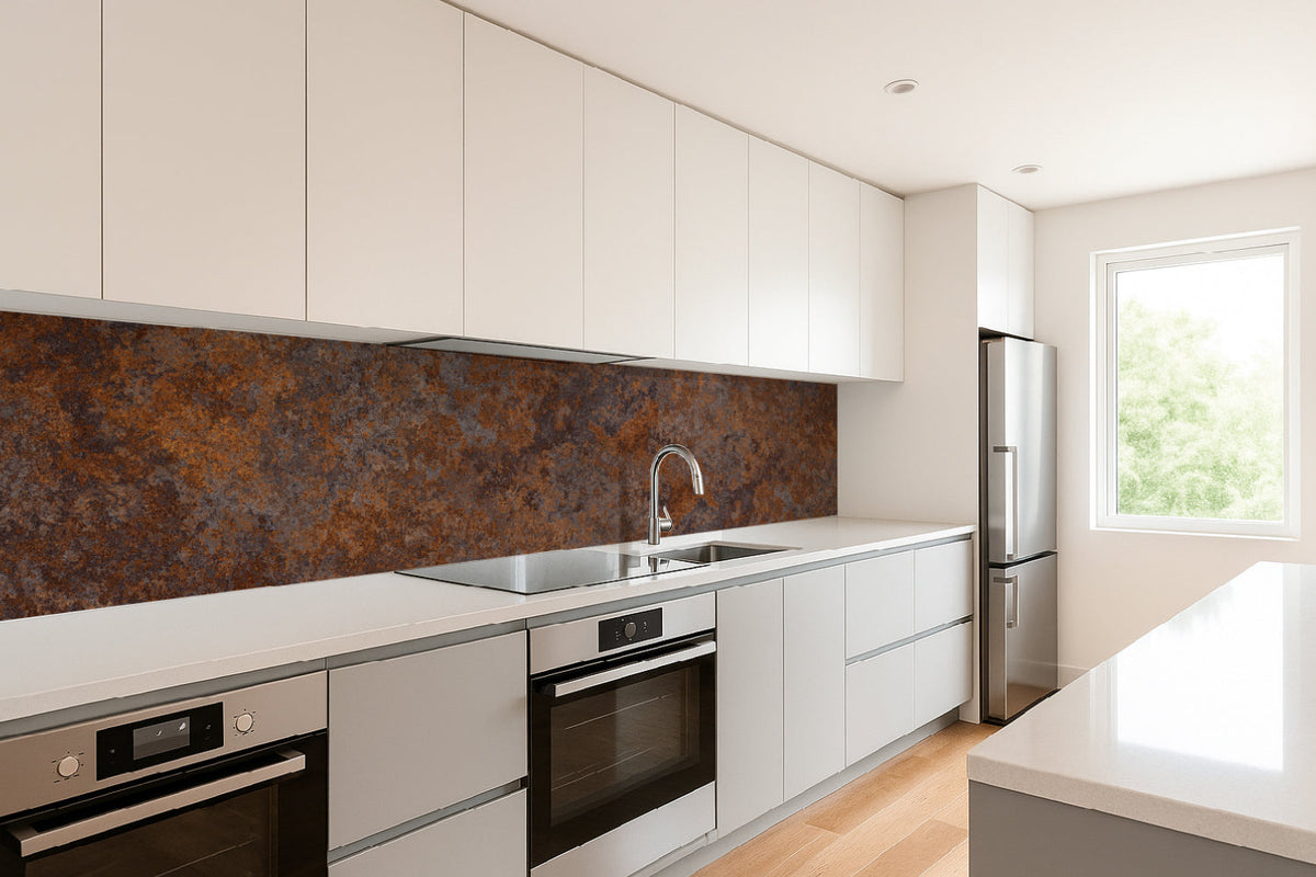 Küchenrückwand Rostoptik Dunkel