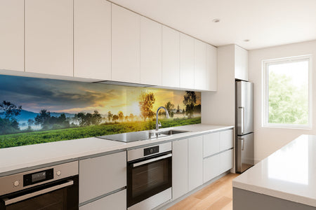 Küchenrückwand Sonnenaufgang