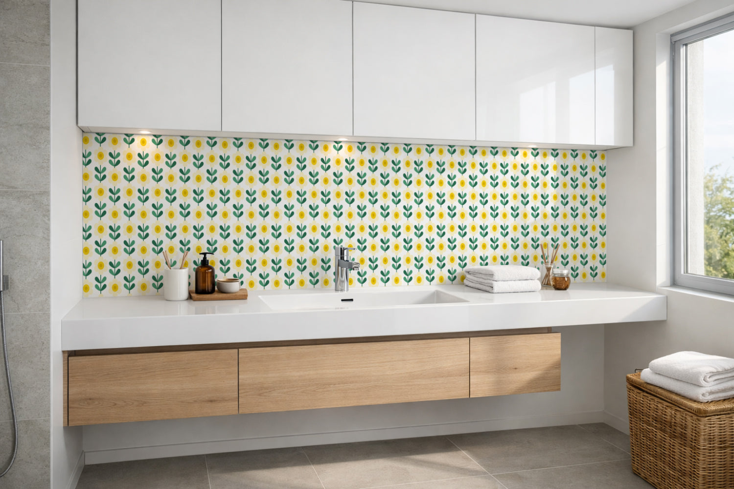 Waschbeckenrückwand Muster