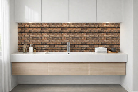 Waschbeckenrückwand Steinoptik