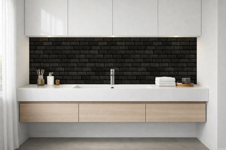 Waschbeckenrückwand Steinoptik