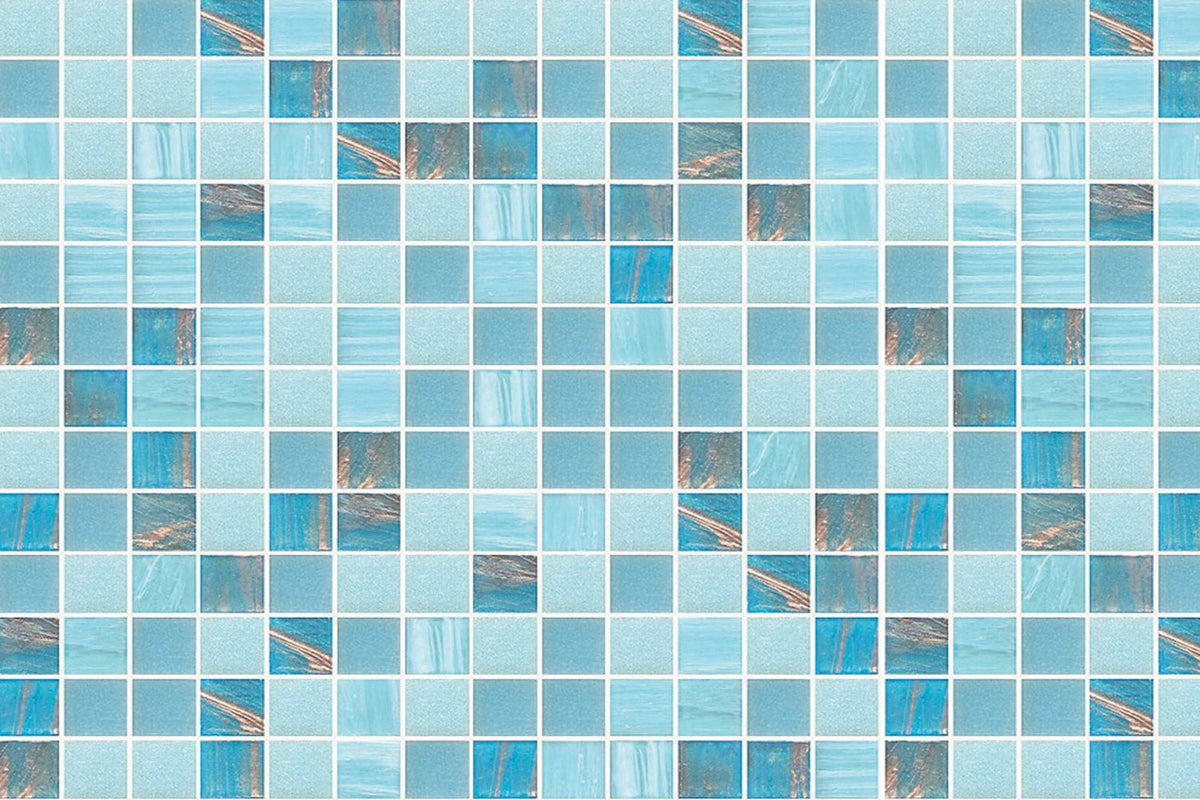 Waschbeckenrückwand Fliesenoptik