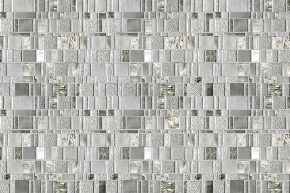 Badrückwand Fliesenoptik