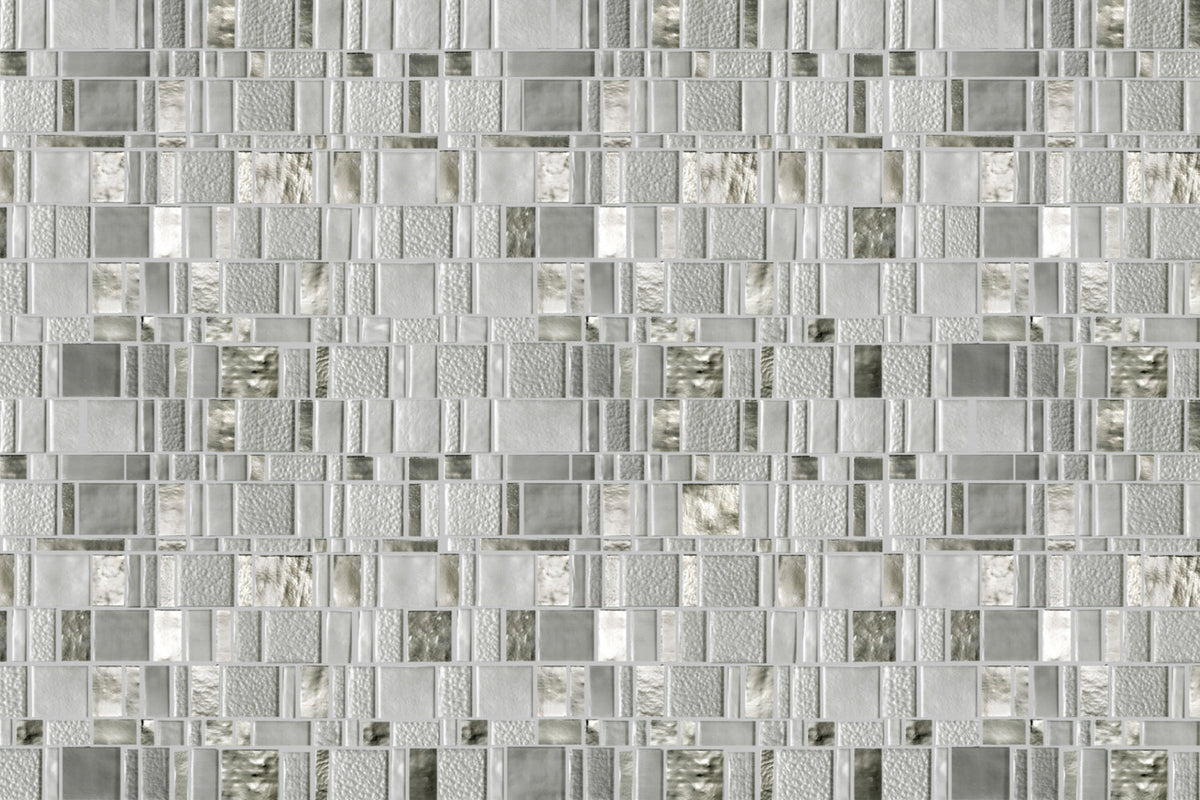 Waschbeckenrückwand Fliesenoptik