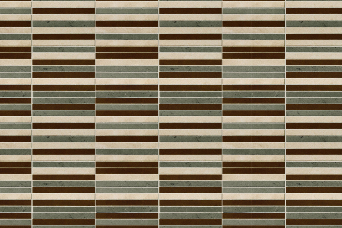 Waschbeckenrückwand Fliesenoptik