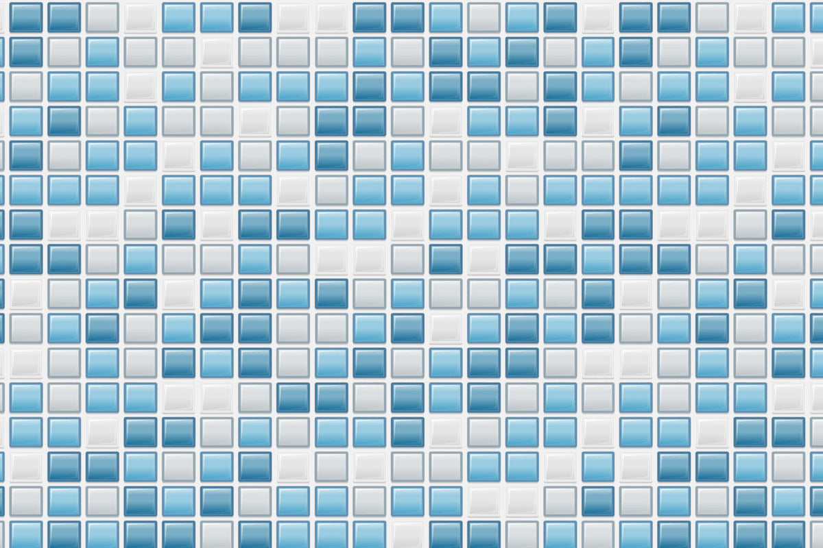 Waschbeckenrückwand Fliesenoptik