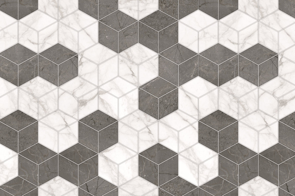 Badrückwand Fliesenoptik