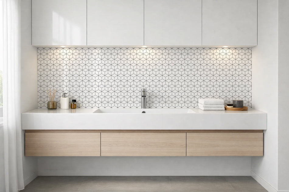 Waschbeckenrückwand Muster