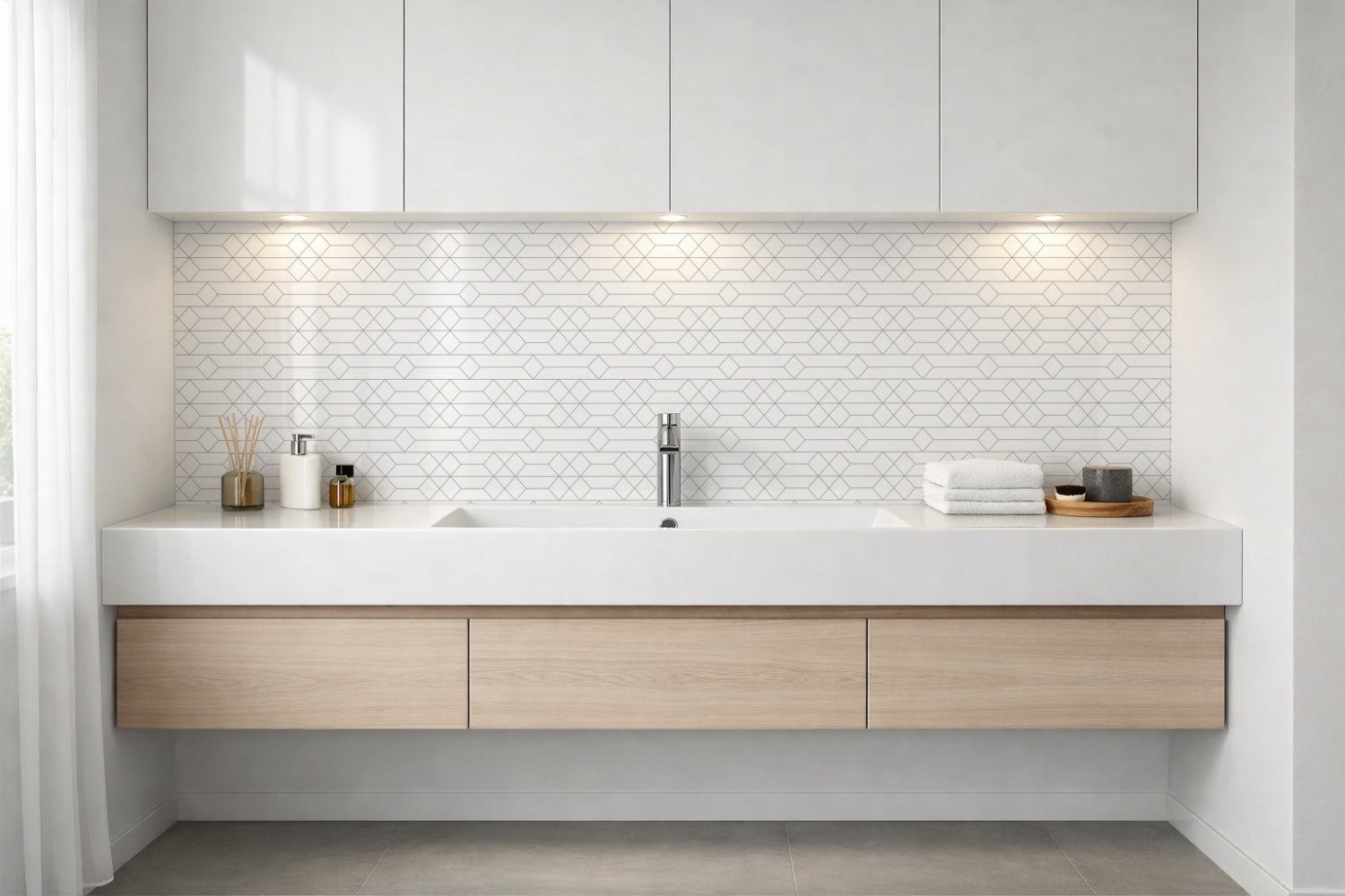 Waschbeckenrückwand Muster