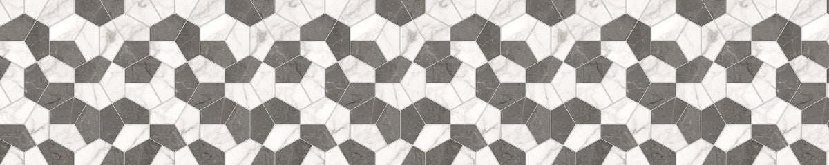 Badrückwand Fliesenoptik