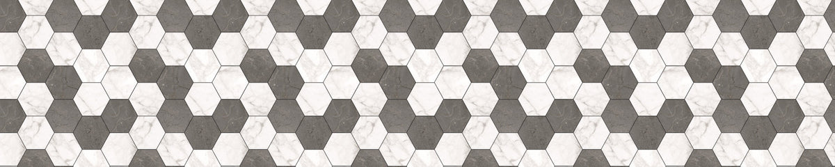 Waschbeckenrückwand Fliesenoptik