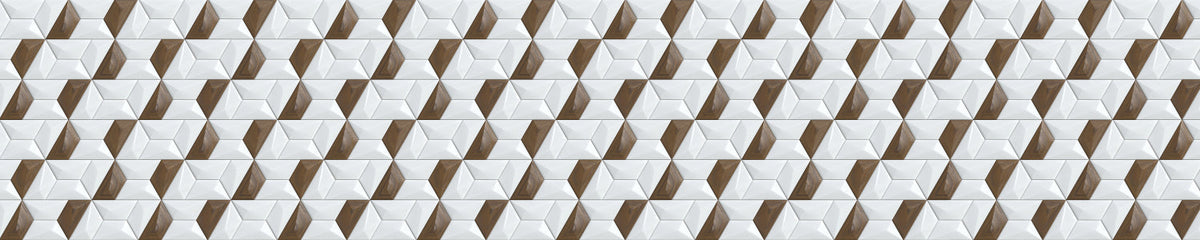 Badrückwand Fliesenoptik