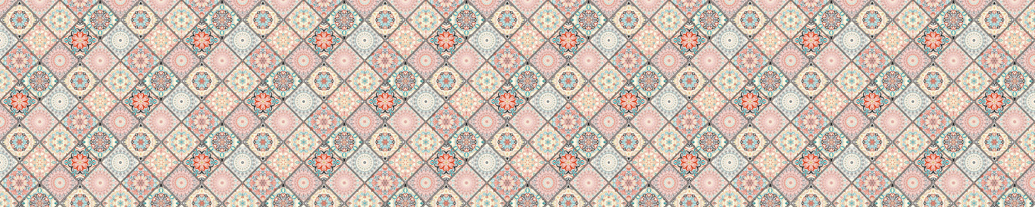 Badrückwand Patchwork