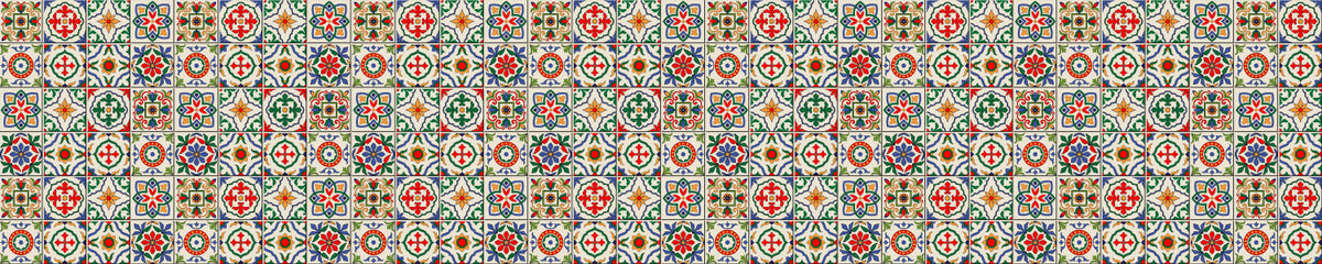 Waschbeckenrückwand Patchwork