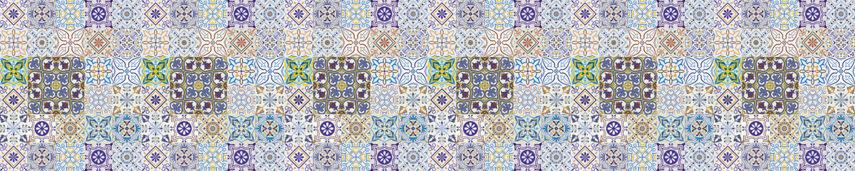Badrückwand Patchwork