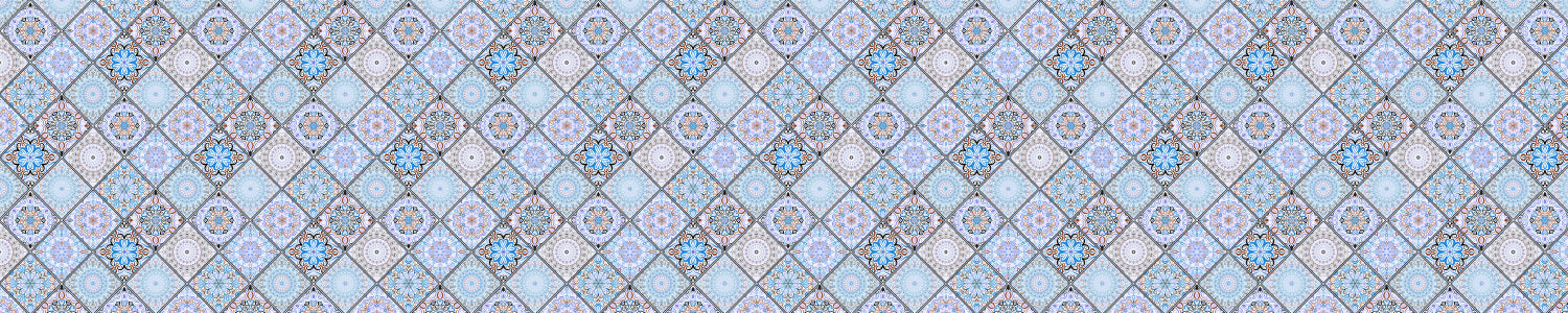 Badrückwand Patchwork