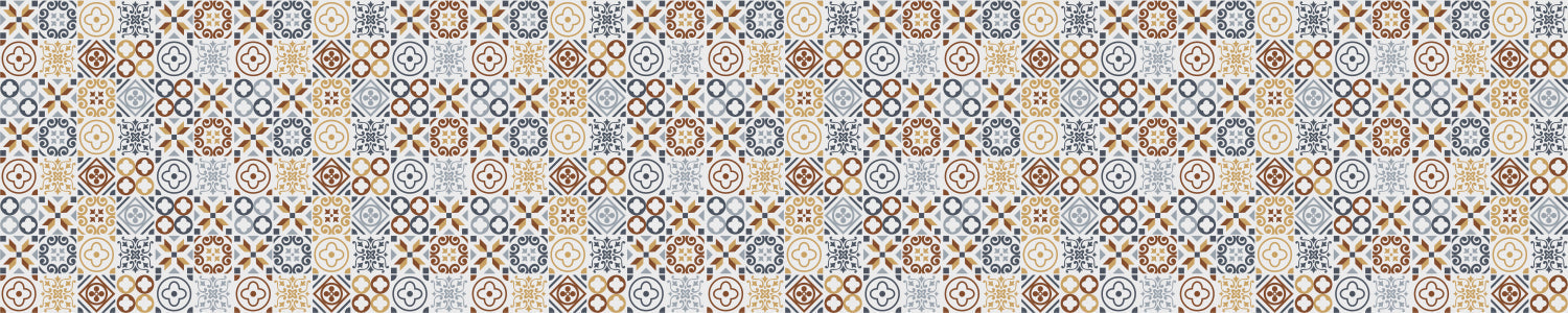 Waschbeckenrückwand Patchwork
