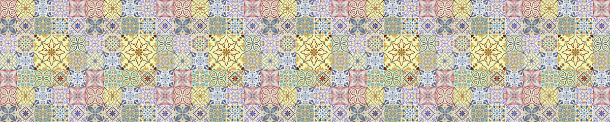 Badrückwand Patchwork