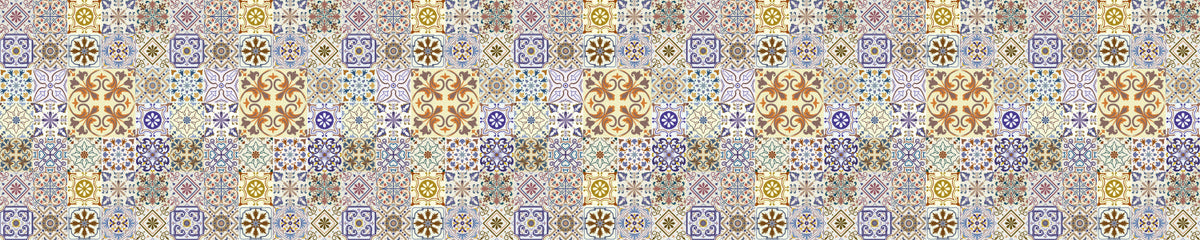 Waschbeckenrückwand Patchwork