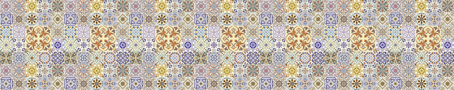 Waschbeckenrückwand Patchwork