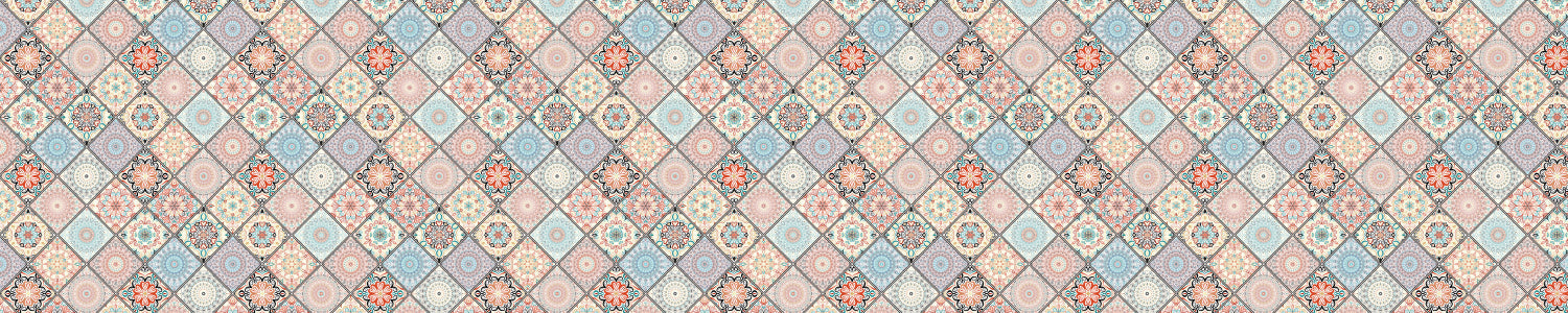 Waschbeckenrückwand Patchwork