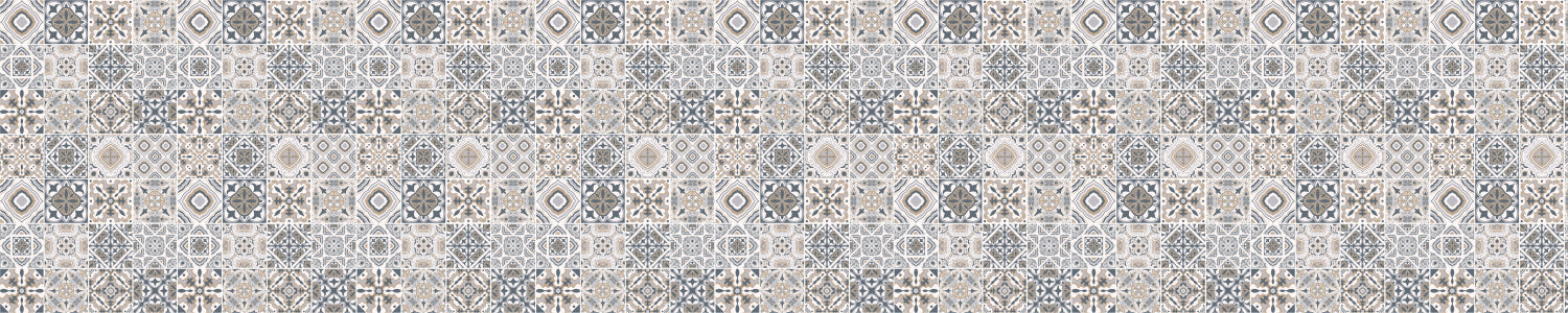 Badrückwand Patchwork