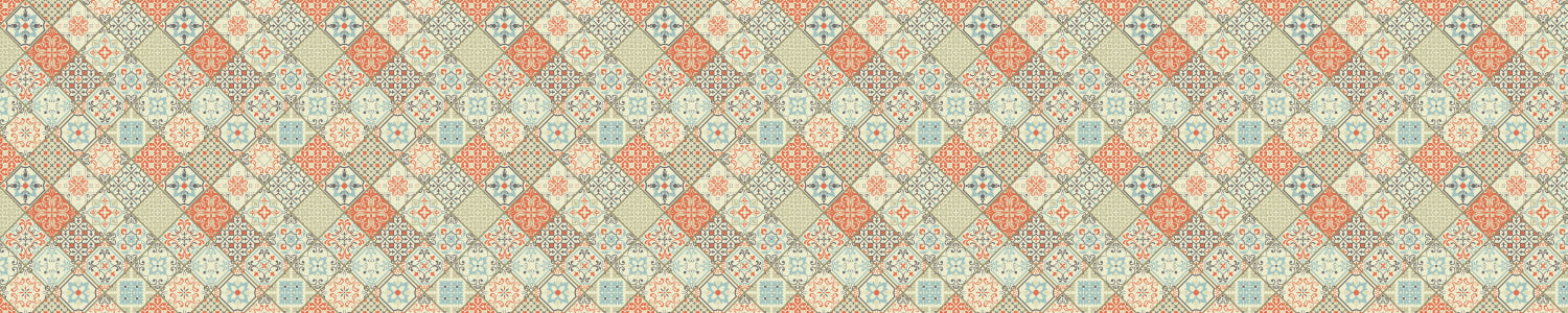 Badrückwand Patchwork