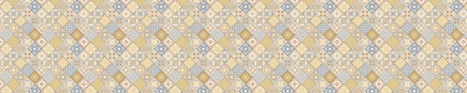 Waschbeckenrückwand Patchwork