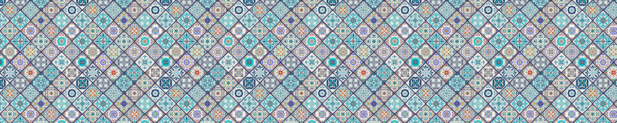 Waschbeckenrückwand Patchwork