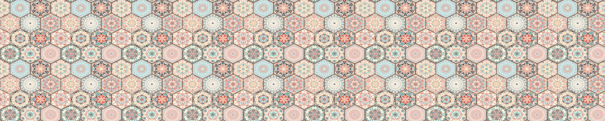 Waschbeckenrückwand Patchwork