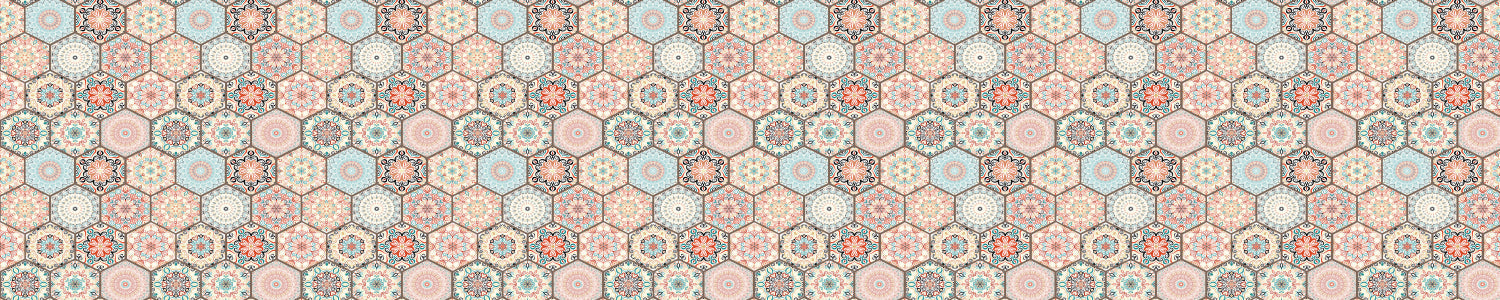 Badrückwand Patchwork