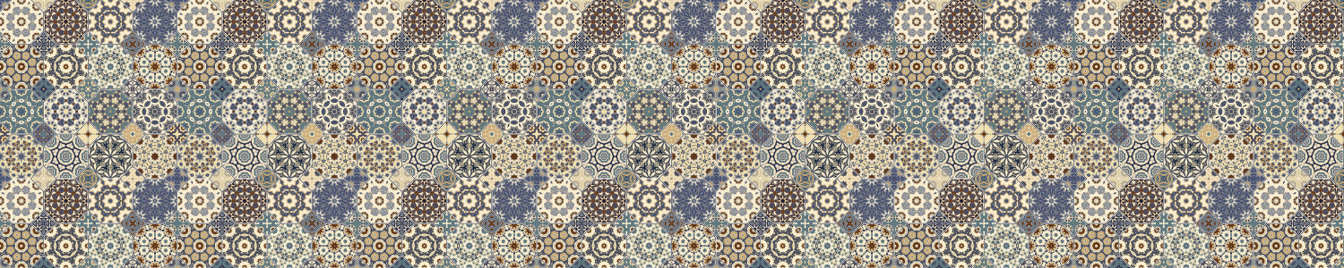 Waschbeckenrückwand Patchwork