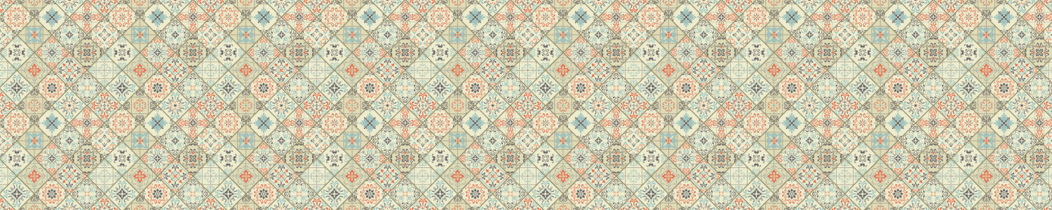 Waschbeckenrückwand Patchwork