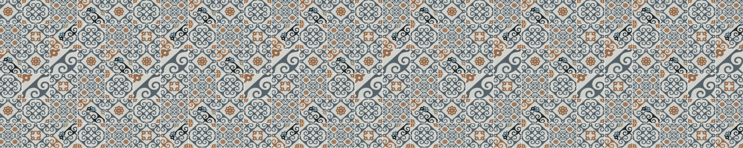 Waschbeckenrückwand Patchwork