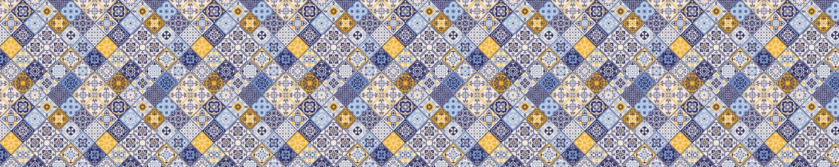 Waschbeckenrückwand Patchwork