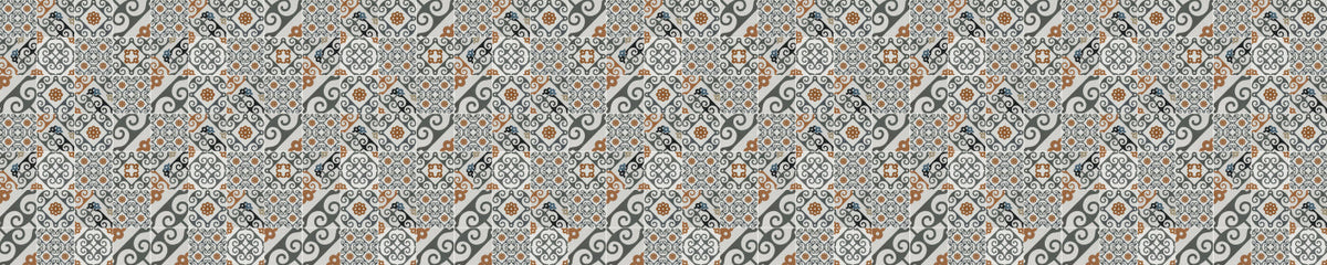 Badrückwand Patchwork